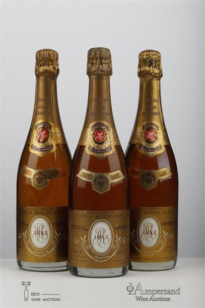 CRISTAL ROEDERER 1983 - Louis Roederer - 3 Bottles