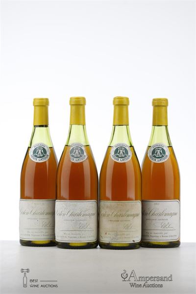 CORTON CHARLEMAGNE 1983 - Louis Latour - 4 Bottles