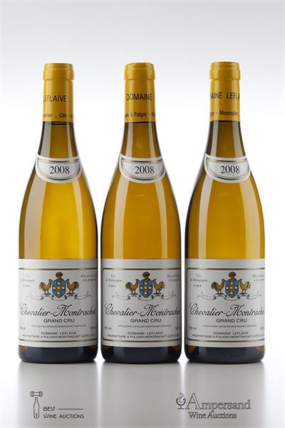 CHEVALIER MONTRACHET 2008 - Domaine Leflaive - 3 Bottles