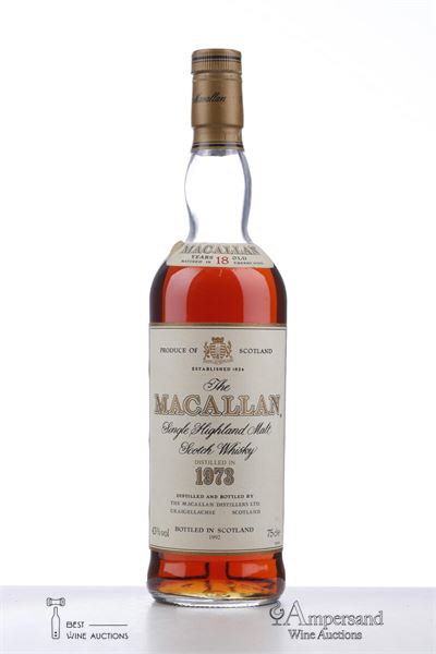 MACALLAN 18 Y 1973 - Bottled in 1992 - Macallan - 1 Bottle