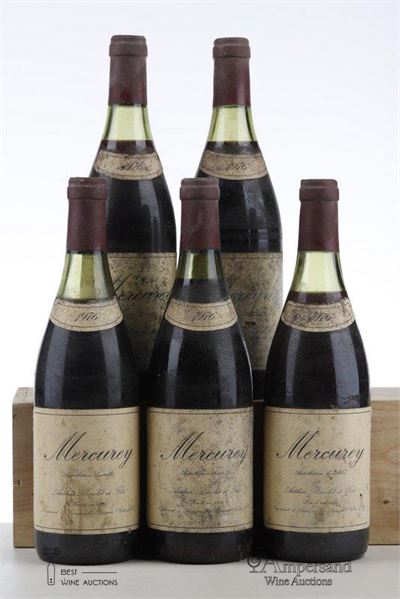 MERCUREY 1976 - Arthur Barolet - 5 Bottles
