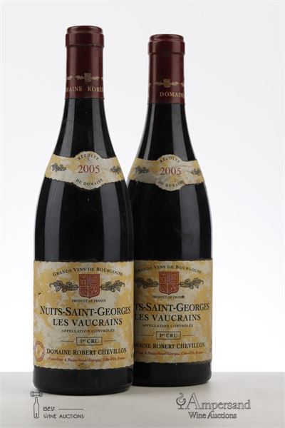 NUITS ST GEORGES LES VAUCRAINS 2005 - Robert Chevillon - 2 Bottles
