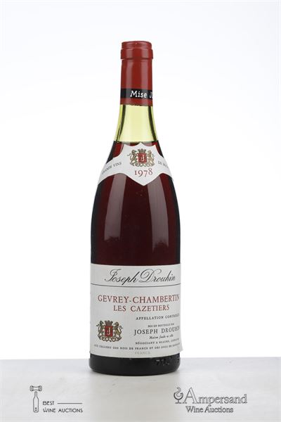 GEVREY CHAMBERTIN LES CAZETIERS 1978 - Joseph Drouhin - 1 Bottle