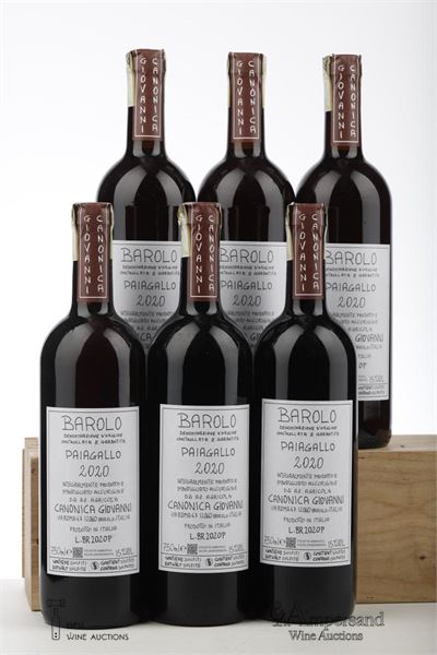 BAROLO PAIAGALLO 2020 - Canonica - 6 Bottles