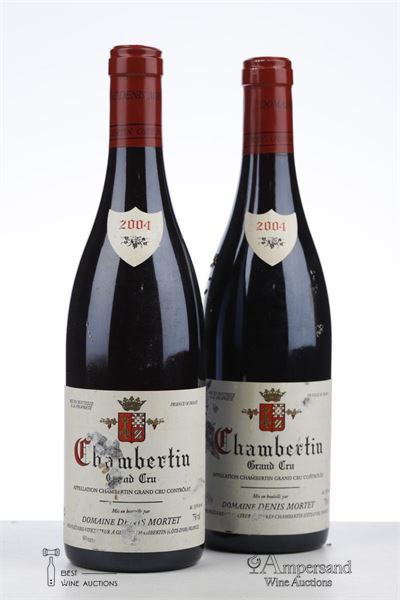CHAMBERTIN 2004 - Denis Mortet - 2 Bottles