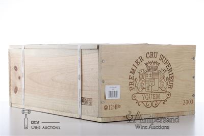 YQUEM 2003 - 12 Half Bottles - Owc 12