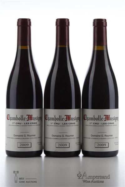 CHAMBOLLE MUSIGNY LES CRAS 2009 - Georges Roumier - 3 Bottles