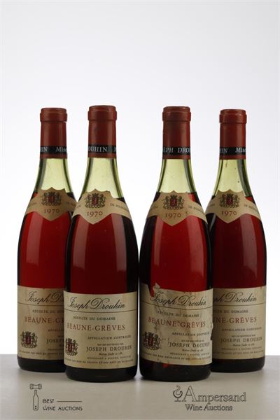 BEAUNE GREVES 1970 - Joseph Drouhin - 4 Bottles