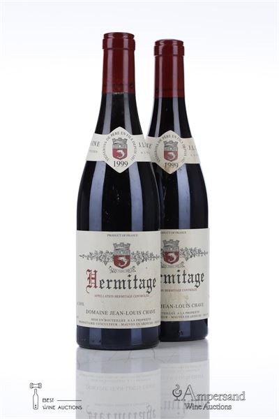HERMITAGE ROUGE 1999 - Jean-Louis Chave - 2 Bottles