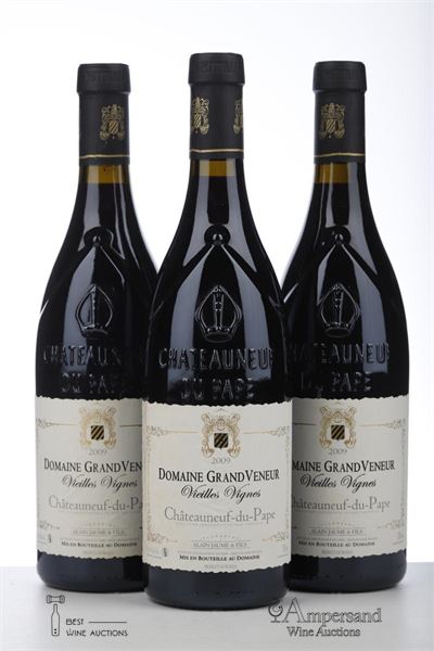 CHATEAUNEUF DU PAPE GRAND VENEUR VIEILLES VIGNES 2009 - 3 Bottles