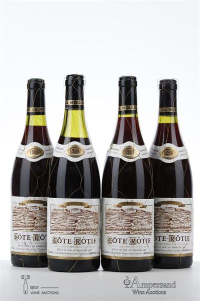 COTE ROTIE LA MOULINE 1984 - Guigal - 4 Bottles