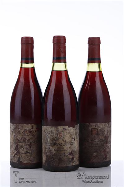 CLOS VOUGEOT 1978 - Rene Engel - 3 Bottles