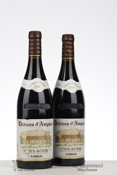 COTE ROTIE CHATEAU D'AMPUIS 2004 - Guigal - 2 Bottles