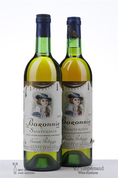 BARONNIE SAUTERNES 1979 - Mc - 2 Bottles
