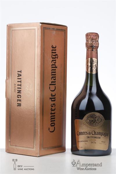 TAITTINGER COMTES DE CHAMPAGNE ROSE 1976 - Taittinger - 1 Bottle - Oc1