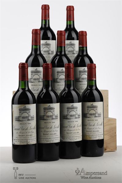 LEOVILLE LAS CASES 1992 - Mc - 9 Bottles