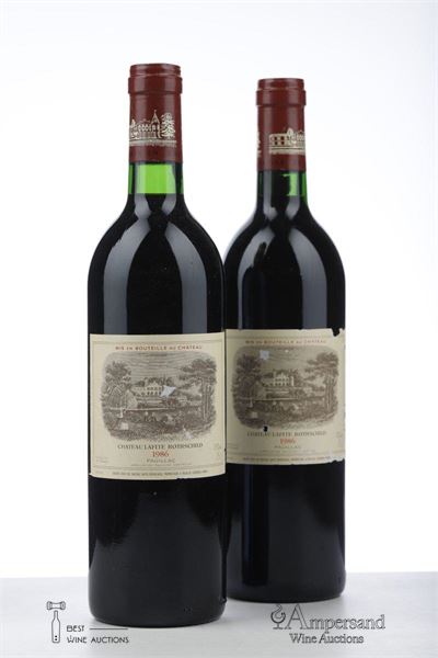 LAFITE ROTHSCHILD 1986 - Mc - 2 Bottles