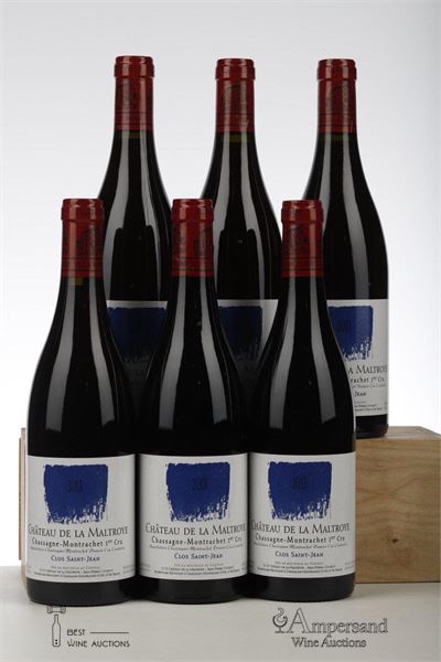 CHASSAGNE MONTRACHET CLOS ST JEAN 2013 - Maltroye - 6 Bottles