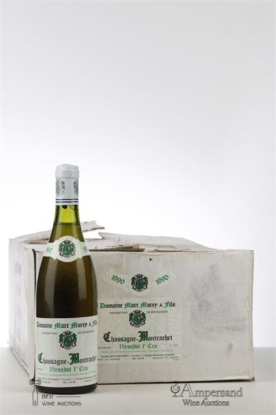 CHASSAGNE MONTRACHET BLANC VIRONDOT 1990 - Marc Morey - 10 Bottles - Oc 12