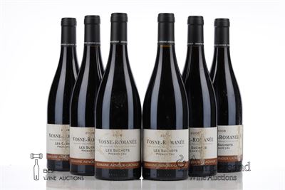 VOSNE ROMANEE LES SUCHOTS 2008 - Domaine Arnoux Lachaux - 6 Bottles