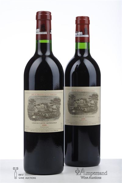 LAFITE ROTHSCHILD 1991 - Mc - 2 Bottles
