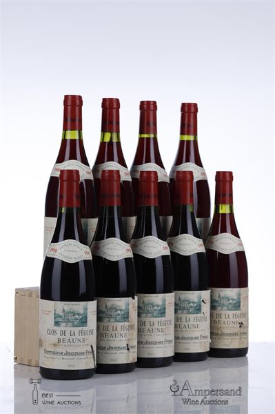 BEAUNE CLOS DE LA FEGUINE 1990 - Jacques Prieur - 9 Bottles - Owc 12