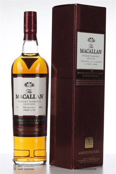 MACALLAN WHISKY MAKER'S EDITION NV - Macallan - The 1824 Collection - 42.8% - 1 Bottle - Oc 1