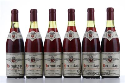 HERMITAGE ROUGE 1975 - JL Chave - 11 Bottles