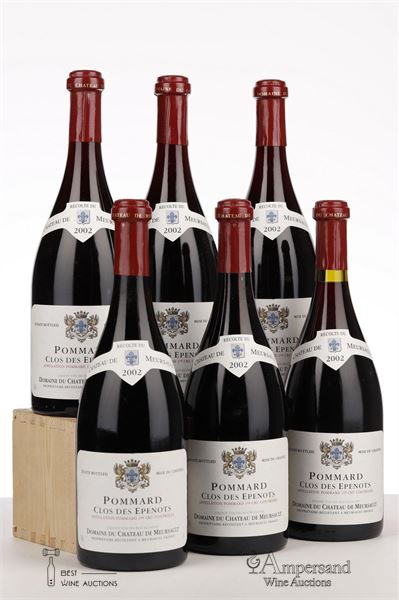 POMMARD CLOS DES EPENOTS 2002 - Chateau de Meursault - 6 Bottles - Oc 6