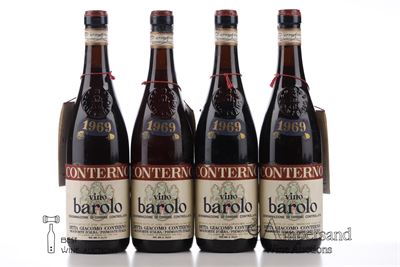 BAROLO 1969 - Giacomo Conterno  - 4 Bottles