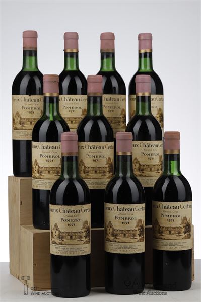 VIEUX CHATEAU CERTAN 1971 - Mc - 10 Bottles - Owc 12