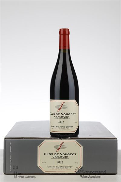 CLOS DE VOUGEOT 2022 - Jean Grivot - 6 Bottles - Oc 6