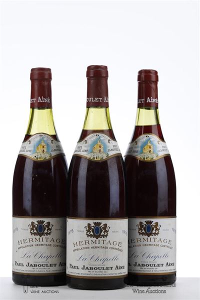 HERMITAGE LA CHAPELLE 1978 - Paul Jaboulet - 3 Bottles