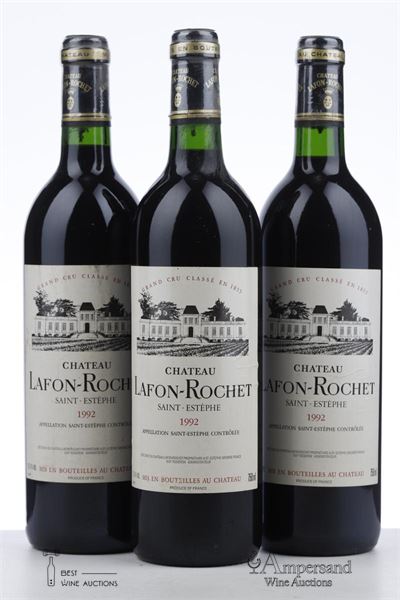 LAFON ROCHET 1992 - Mc - 3 Bottles