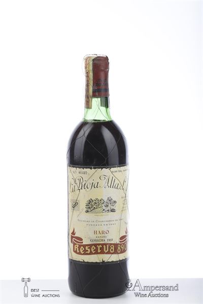 LA RIOJA ALTA RESERVA 890 1968 - La Rioja Alta - 1 Bottle