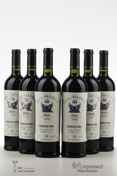 VINA VALORIA GRAN RESERVA 1982 - Valoria - 6 Bottles