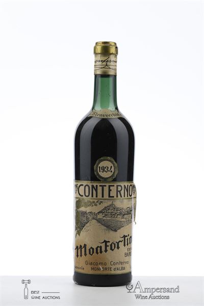 BAROLO RISERVA MONFORTINO STRAVECCHIO 1934 - Conterno Giacomo - 1 Bottle