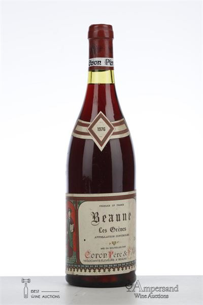 BEAUNE LES GREVES 1976 - Coron Pere et Fils - 1 Bottle