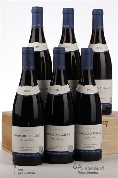 POMMARD RUGIENS 2002 - Fernand et Laurent Pillot - 6 Bottles