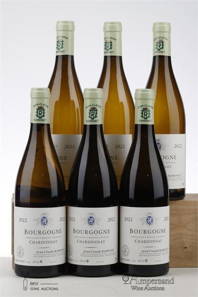 BOURGOGNE CHARDONNAY 2022 - Jean Claude Ramonet - 6 Bottles