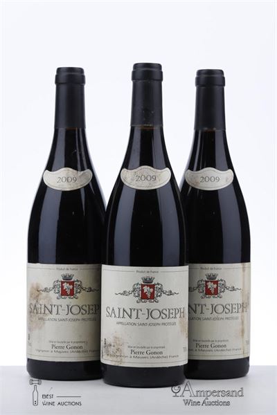 SAINT JOSEPH 2009 - Pierre Gonon - 3 Bottles