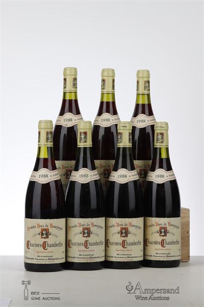 CHARMES CHAMBERTIN 1988 - G. Prieur - 7 Bottles