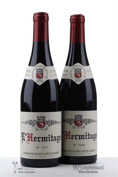 HERMITAGE ROUGE 2010 - JL Chave - 2 Bottles