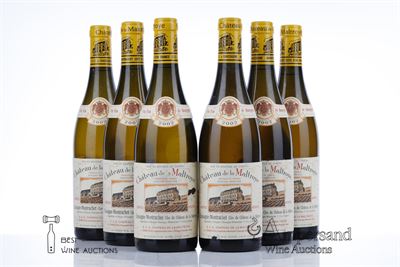 CHASSAGNE MONTRACHET BLANC CLOS DU CHATEAU DE LA MALTROYE 2002 - Chateau de la Maltroye - 6 Bottles