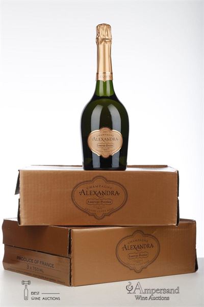 LAURENT PERRIER ROSE CUVEE ALEXANDRA 2007 - Laurent Perrier - 6 Bottles - Oc3