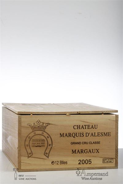MARQUIS D'ALESME BECKER 2005 - Mc - 12 Bottles - Owc 12