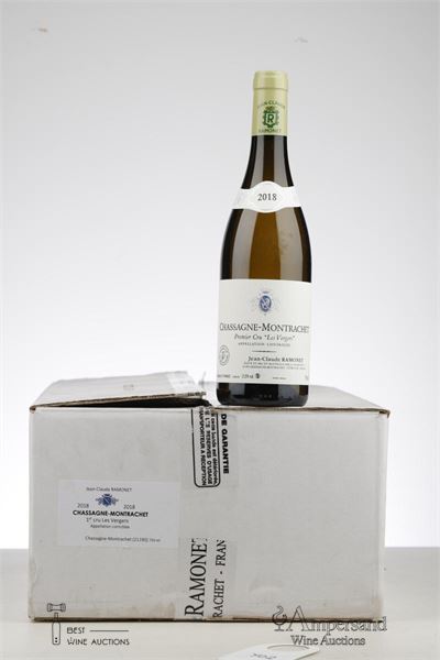 CHASSAGNE MONTRACHET BLANC LES VERGERS 2018 - Ramonet - 12 Bottles - Oc 12