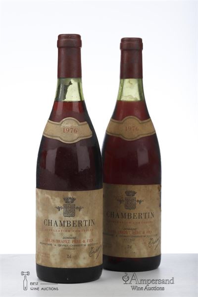CHAMBERTIN 1976 - Louis Trapet - 2 Bottles