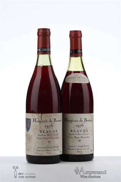 BEAUNE HOSPICES DE BEAUNE CUVEE DAMES HOSPITALIERES 1976 - Joseph Drouhin - 2 Bottles