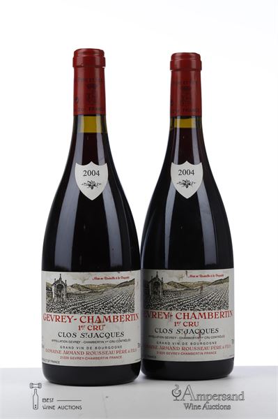GEVREY CHAMBERTIN CLOS ST JACQUES 2004 - Armand Rousseau - 2 Bottles